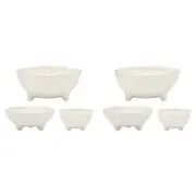 6pc Ecology Ottawa Stoneware Nesting Bowls Tableware Calico