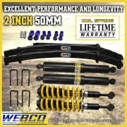 2 Inch Pre Assembled Lift Kit King Springs EFS Leaf for Foton Tunland 12-on