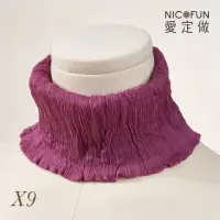 在飛比找momo購物網優惠-【NicoFun 愛定做】木質系17 玫粉柳葉絲 百搭圍脖 