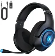 KAPEYDESI Wireless Gaming Headset with Noise Cancelling Microphone Black RT17