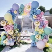 Macaron Pastel Balloon Arch Garland Kit Birthday Party Decorations