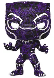 Black Panther (2018) - Black Panther (Artist) US Exclusive Pop! Vinyl with Protector