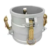 Aluminum Type DD Cam and Groove Fitting Spool Coupler, 4" Female Camlock Coup...