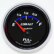 Autometer Cobalt Fuel Level Gauge Electric - 240 - 33 Ohm, 2 1/16 Inch, Short Sweep, AU6116