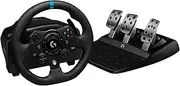 Logitech G923 Racing Wheel and Pedals for Xbox Series X, S, Xbox One and PC featuring TRUEFORCE Feedback, Responsive Pedal, Dual Clutch Launch Control, and Genuine Leather Steering Wheel Cover