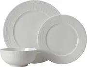 Mikasa Lux Chip Resistant 12 Piece Dinnerware Set, Service for 4