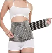 Women's Postpartum Recovery Slimming Corset Lumbar Support Belt Posture Corrector Waist Trainer(Medium)