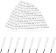 Pack of 100 Dish Rack Protective Caps, Dishwasher Frame Cover Caps for Dishwasher Baskets Protection Replacement Parts for All Dish Baskets