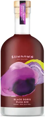 Sundown Black Doris Plum Gin 700ml