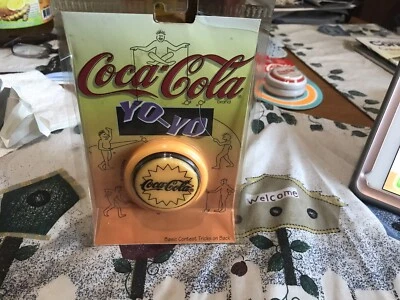 Vintage Coca-Cola Yo-Yo Jack Russell Fluorescent Orange
