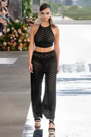Cupshe Turning Tide Cover-Up Pants - Black,M