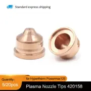 5/20pcs Plasma Nozzle Tips 420158 For PowerMax125 45Amp Torch