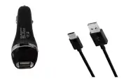 Car Charger+5ft USB Cord Cable for Verizon/Tracfone Samsung Galaxy A53 5G UW