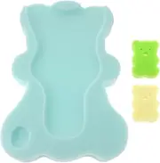 BESTonZON Comfortable Bath Seat Soft Bathtub Mat with Sponge Support Bath for Tub Bath Pad for Sink Bath Support for Newborns and Toddlers