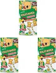 Lotte Koala's March Chocolate Filled Cookies Family Pack, 195 g (Pack of 3)