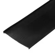 25 Feet Garage Door Seal Bottom Rubber Stripping Seal with T Ends, Black