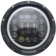 Motorcycle Headlight 7 inch LED Headlight Halo angel eyes DRL Light For motorcycles Rod FatBob For Heritage Softail For Slim Deluxe Switchback For Road King