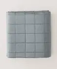 Pact Organic Quilt Quarry Gray Blue ORGANIC COTTON + 2 Sham Cases MSRP $275 NWT
