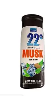 @ Vijohn Musk 22 Degree Cooling Talc With Neem And Mint 300GM