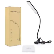 48 LED Adjustable Clip On Desk Lamp USB Flexible Reading Study Table Light Home