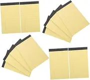 GETAJGHSD 12 Pack Ruled Pads Office Paper Memo Notepads for College Legal Pad School Supplies Business Portable Notepad