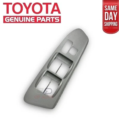 OEM 05 - 11 TOYOTA TACOMA DRIVER MASTER POWER WINDOW LOCK SWITCH BEZEL GRAY NEW