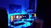 COMPUTER Desk / Gaming DESK LED Lighting KIT - Remote Control - multi Color A1A