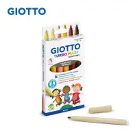 在飛比找momo購物網優惠-【義大利GIOTTO】膚色不縮頭彩色筆6色