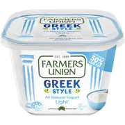 Farmers Union Light Greek Yoghurt 1kg