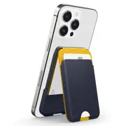 SPIGEN iPhone 15/ 14 / 13 / 12 / Pro / Max / Plus MagSafe Card Holder, Genuine Nano Pop MagFit Magnetic Card Wallet Stand for Apple