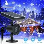 In/Outdoor Christmas Projector Lamps LED Moving Snowflake Laser Lights Party
