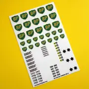 Model Rail OO Gauge Scale BP OIL TANKER High Detail stickers decals SET No.6