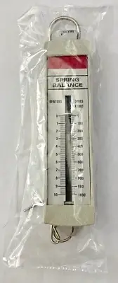 SPRING Balance SCALE 10N Newton NEW Boxed
