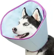 BARKLESS Dog Cone, Soft Cone for Puppies and Cats After Surgery to Stop Licking, Adjustable Elizabethan Collar for Neuter Surgery, Lightweight Recovery Collar