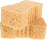 Cabilock 2Pcs Non Scratch Car Cleaning Sponges High Density Foam Pads for Car Wash Kitchen Cleaning Durable Easy to Maintain Exceptional Water Absorption Tools