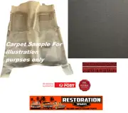 FALCON XA XB XC VAN COLUMN SHIFT LIGHT GREY PLUSH FRONT & REAR MOULDED CARPET (for: Ford)