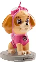 Dekora - Candle Decoration Birthday Candle | Set of 3D Birthday Candles Skye by Paw Patrol for Children's Cakes - 7 cm