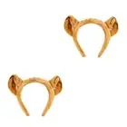 2 Pack Hair Decoration Tiger Headband Kids Leopard Sequins Ears Child