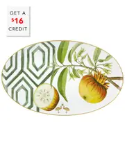 Vista Alegre Amazonia Large Oval Platter with $16 Credit