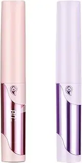 Electric Eyelash Curler for Instant Glams - 2Pcs Heated Eyelash Curler for Women, Min-i Rechargeable Finalize Eyelash Tools, Fast Heat up in 5s, 4 Heating Modes, Anti-Burn Lash Curler with LED Display