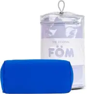 Brookstone Squishy FOM Cushion Pillow - The Original Stretchy, Comfy, Blue