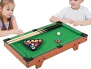 Kids Pool Table - Adjustable Billiards Table - Multifunctional Game Table for Home Parties, Educational Study Table for Friend Gatherings