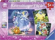 Ravensburger - Disney Snow White Cinderella Ariel 3x49p