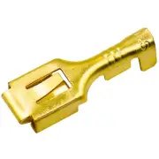100 1/4 Female Spade Quick Splice Crimp Terminals Crimp Connector Non Insulated