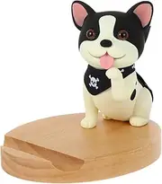 1pc Mobile Phone Holder Cellphone Stand Cell Phone Stand for Desk Stands Dogs Cellphone Holder Phone Accessories Cartoon Guys Phone Stand with Light Cute Phone Stand Wooden White