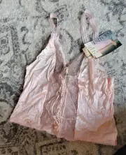 Vintage Bestform Camisole Peach Nylon Lace Lingerie Top New with Tags