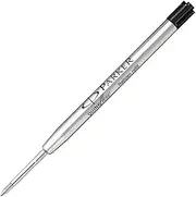 Parker QuinkFlow Ink Refill for Ballpoint Pens Medium Point Black Pack of 6 Refills (1782469)