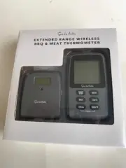 Wireless Programmable LCD BBQ & Meat Thermometer w/ Timer & Alarm, 300' Range
