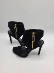 Vince Camuto Black Haylee High-heel Suede Dress Sandal Sz 8.5 US / 38 1/2 EU NWB