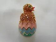SPECIALLY PRICED!! New Crystal Chick in Easter Egg Pin